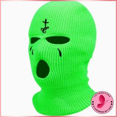 Stay warm and stylish during your outdoor adventures with the LATIENDITAGA Cross Embroidery Ski Mask Winter Balaclava Hat. This 3-hole knitted hat provides full face coverage and neck warmth, perfect for winter sports. Age Group: Adults Sports Type: Universal Country of Origin: United Kingdom Season: All Seasons Gender: Unisex Made from a blend of cotton and polypropylene, this balaclava hat is not only comfortable but also durable for all your outdoor activities. Whether you're skiing, snowboar Fashion Balaclava, Outdoor Adventure Gear, Knitted Balaclava, Blue Camouflage, Full Face Mask, Ski Mask, Winter Fun, Knitted Gloves, Neck Gaiter