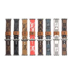 Premium Genuine Leather Construction: Crafted from high-quality genuine leather, the LV Apple Watch strap ensures durability and a luxurious feel, providing both comfort and style for everyday wear. Iconic Monogram Canvas: The strap features the classic LV monogram canvas design, showcasing the iconic checkerboard pattern that represents the brand's timeless elegance and sophistication. Checkerboard Canvas Detail: The unique checkerboard canvas adds a distinctive touch to the strap, enhancing its visual appeal and making it a standout accessory for your Apple Watch. Adjustable Fit: Designed for a perfect fit, the strap is adjustable to accommodate various wrist sizes, ensuring a secure and comfortable wearing experience for all users. Seamless Integration: With precise connectors, the stra Apple Watch バンド, Elegant Wallet, Apple Watch Bracelets, Apple Watch Case, Apple Watch Accessories, Phone Strap, Checkerboard Pattern, Samsung Galaxy Cases, Apple Phone