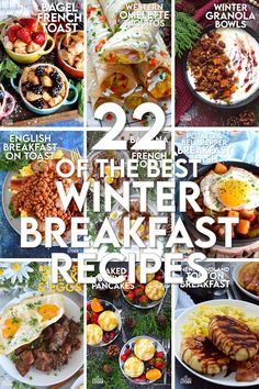 On those cold winter mornings when you just cannot seem to get going, a good breakfast is the cure! Here are 22 of the Best Winter Breakfast Recipes that will fuel your day and keep you feeling full! As an added bonus, they're hearty, cozy, and budget-friendly too!