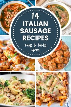 italian sausage recipes that are easy and tasty