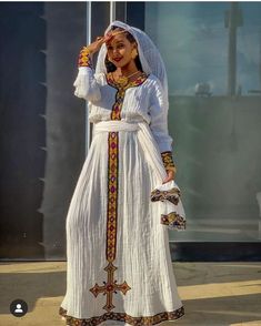 Hand woven coton dress habesh dress habesha kemis Israelite Women Clothing, Eritrean Clothing, Israelite Women, Eritrean Dress, Ethiopian Dress, Habesha Kemis, Theme Wedding, Traditional Dress, Dress Clothes For Women