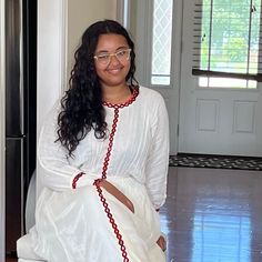 Handmade One Size 100% Cotton. Ethiopian Traditional Dress Blue, Habesha Dress, Ethiopian Traditional Dress, Long Sleeve Embroidered Dress, Oh Polly Dresses, Cream Colored Sweater, Tunic Shirt Dress, Silk Shift Dress, Warm Dresses