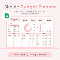 the simple budget planner spreadsheet for google sheets