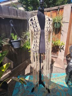 Unique cold shoulder fringe vest. The perfect finishing item to summer boho outfit. Bohemian Fringe Vest For Festivals, Beige Bohemian Vest For Summer, Bohemian Summer Festival Vest, Beige Bohemian Summer Vest, Bohemian Vest For Beach And Spring, Bohemian Vest For Beach In Spring, Bohemian Style Vest For Beach In Spring, Bohemian Fringe Vest For Spring, Bohemian Cotton Vest For Vacation