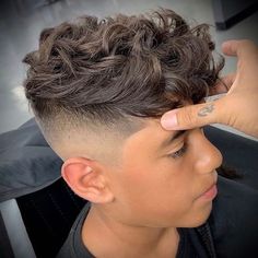 Boys Haircuts Long Hair, Boys Haircuts Curly Hair, Skin Fade Hairstyle, Boys Curly Haircuts, High Fade Haircut