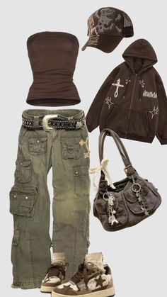 Y2k Outfits Women, Soft Grunge, Cute Summer Outfits