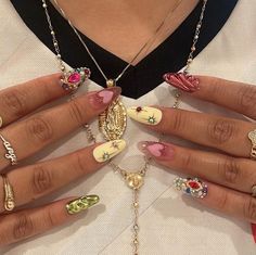 Colorful Nails, Japanese Nails, Spring Nail, Nail Designs Spring, Dream Nails, Fire Nails, Funky Nails, Pretty Acrylic Nails, Dope Nails