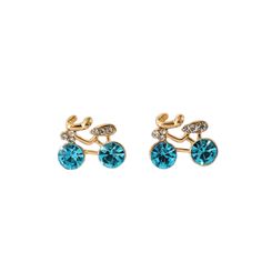 These stunning golden crystal stud earrings are the perfect piece to add some edge to your look. In your choice of 3 main crystal colors available to match your desired outfit. Every piece is beautifully handcrafted in and comes packaged in a smart velvet bag. ✔️ FREE Worldwide shipping, we ship to over 250 Countries! ✔️ 316L Stainless Steel, AAA+CZ Stone ✔️ Scratch-resistant ✔️ Weight 5g ✔️ SUITABLE FOR ANY OCCASION: Popular among Women and girls, fashion design, easy to match any clothes, suit Bike Chain Bracelet, Golden Crystal, Crystal Colors, Bike Chain, Cycling Accessories, Crystal Stud Earrings, Velvet Bag, Girls Fashion, Cz Stone