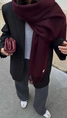 Winter Fashion Color Trends for 2024, burgundy, classy outfit ideas