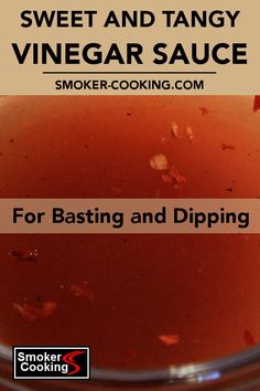 an image of sweet and tangy vinegar sauce for basting and dippings