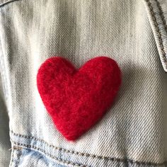 "+ Big red felt heart pin + Approx. 2.5\" in size. These are handmade so please expect some minor variations in size. + Lovely Valentine's Day gift or accessory + Felted by hand with merino wool + Brass pin with butterfly clasp closure. + Gift wrap + custom note options available at checkout ($4)! + Small red pin: https://www.etsy.com/BleubirdKnits/listing/588107913/ Other heart accessories: https://www.etsy.com/shop/BleubirdKnits?section_id=23095101 >> Please check shop announcement for c Heart-shaped Valentine's Day Brooch Pin, Heart-shaped Valentine's Day Pins, Heart-shaped Pins For Valentine's Day Gift, Red Brooch Pins For Valentine's Day, Handmade Heart Brooches For Valentine's Day, Handmade Heart-shaped Brooches For Valentine's Day, Handmade Heart Shaped Brooches For Valentine's Day, Handmade Heart-shaped Valentine's Day Brooches, Red Pins For Valentine's Day Gift