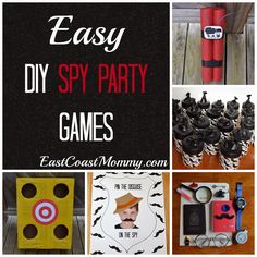 easy diy spy party games