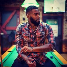 Donny Savage, Black Men Casual Style, Black Kings, Big Beards, Hey Handsome