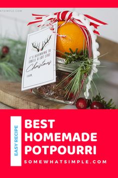 the best homemade potpouri recipe for christmas