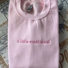 The text is embroidered on to the sweatshirt. Message me for special color requests! Care Instructions: -Wash in cool water inside out -Air dry flat -Do NOT iron over embroidery PERSONALIZATION - Additional cost ($8-$10) Please message seller for information. Matching Hoodies For Couples, Pink Thread, Matching Hoodies, Trendy Hoodies, Couples Sweatshirts, Matching Sweatshirts, College Hoodies, Matching Couple Outfits