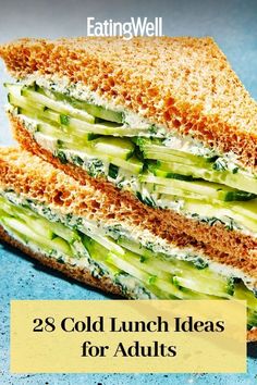 28 Cold Lunch Ideas for Adults Cold Lunch Ideas For Adults, Lunch Ideas For Adults, Healthy Cold Lunches, Cold Lunch Ideas, Cold Lunch, Healthy Lunches For Work, Resep Salad, Cold Lunches, Resep Diet