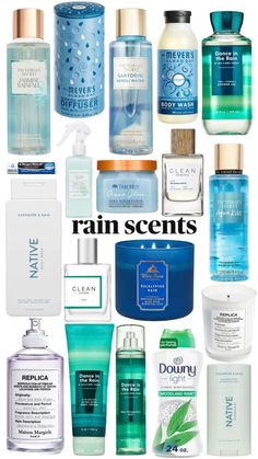 Best Smelling Body Mist, How To Smell Like Rain, Perfume To Smell Like Rain, Places To Spray Perfume Women, Healthy Toenails, Rain Scented Perfume, Koleksi Makeup, Fresh Perfume, Pampering Routine