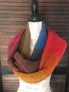 Cozy, lightweight multi-colored infinity scarf ✨ + 100% premium variegated acrylic yarn (vegan) + Lion Brand Mandala yarn in Chimera (colors will vary slightly) + gently hand wash and dry flat, or machine wash and dry on delicate cycle. Machine washing can slightly pill the fabric, but it also makes it expand and get softer. shop small * support handmade ❤️ Multicolor Scarf, One Size, For Fall, Multicolor One Size Scarf For Fall, One-size Multicolor Scarf For Fall, Multicolor One Size Scarves For Fall, One Size Multicolor Scarves For Fall, Casual Multicolor Scarves, One Size Multicolor Infinity Loop Scarf, Casual Multicolor One Size Infinity Scarf, Casual Multicolor One-size Infinity Scarf