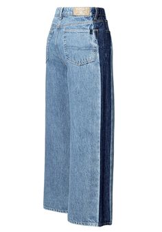 Our high-rise Addisson jeans boast a wide cropped leg and a dark stripe down each side that elevate your look. These waist-defining denims hit just above the ankle and can be easily dressed up or down. They’re made from a rigid 100% cotton denim and feature a zip fly and five-pocket styling. Striped Wide Leg Denim Jeans, Striped Wide-leg Denim Jeans, Denim Wide Leg Bottoms With Vertical Stripes, Wide Leg Denim Bottoms With Vertical Stripes, Casual Wide Leg Jeans With Vertical Stripes, Denim Jeans With Vertical Stripes, Wide Leg Vertical Stripes Jeans For Spring, Elevate Your Look, Sweater Jacket