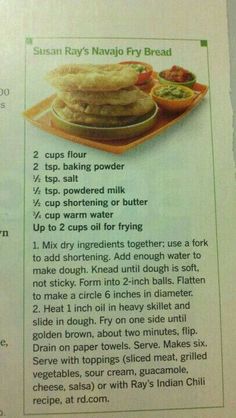 the recipe is written in english and has an image of food on it, along with instructions for how to make them