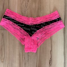 Victoria’s Secret Hiphugger Panty, Size Xs. These Are Brand New With Tags! Victoria's Secret Pink Brief Bottoms, Victoria's Secret Pink Stretch Bottoms, Pink Stretch Bottoms By Victoria's Secret, Victoria's Secret Stretch Pink Shorts, Victoria's Secret Pink, Pink Black, Secret Pink, Women's Intimates, Victoria’s Secret