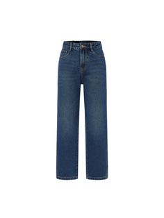 MO&Co.Women High Waist Ankle Jeans with Straight Features : - Straight leg, ankle length- High waisted- Button and zip closure Code: MBB4JENT19The back length of size M is 92.5cm MATERIALS & CARE : Material: 68% Cotton 32% LyocellMachine wash separately under 30℃Do not bleach, lay flat to dry in the shadeDo not tumble dry, iron at low temperatureDo not dry clean, and do not soakPlease wash with special detergent for silk and woolReverse into mesh bag for washingSpecial process parts:Do not rub, Dark Blue Jeans High Waisted, Dark Blue Jeans Straight Leg, Straight Leg Ankle Jeans, Inverted Triangle Body Shape, Blue Mom Jeans, Straight Denim Jeans, Jeans Dark Blue, Inverted Triangle, Dark Denim Jeans