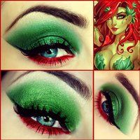 Poison Ivy Kostüm, Superhero Makeup, Batman Makeup, Poison Ivy Halloween Costume