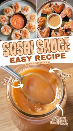 Sushi Sauce Recipe Homemade Sushi Sauce, Sauce For Sushi Rolls, Sushi Sauce Recipes, Sushi Sauces, Sushi Stacks, Sushi Soy Sauce