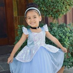 Girls Cinderella Dress Princess Costume Tutu Toddler Baby - Etsy Toddler Cinderella Costume, Baby Cinderella Costume, Party Dress Sparkle, Luna Costume, Toddler Princess Costume, Cinderella Dress For Girls, Princess Jasmine Birthday Party, Princess Jasmine Birthday, Baby Cinderella