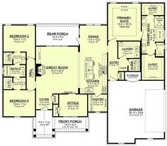 the floor plan for this house is very large and has lots of space to put in it