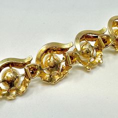 14K Gold Vintage 7.25" Bracelet with Pearls (includes appraisal, Value: $6,000) Designer = Jewelry Material = 14K Gold Gemstone = Pearl Condition = Good Location: Glencoe Item Number: 20229-16 Item ID: 281648 Category: Bracelet Vintage Yellow Gold Pearl Bracelet For Formal Occasions, Vintage Gold Metal Pearl Bracelet, Vintage Hallmarked Gold Bracelet, Vintage Adjustable Gold-plated Bracelet, Luxury Vintage Gold-tone Bracelets, Vintage Gold Bracelet, Pearl Gemstone, Vintage Bracelets, Jewelry Design