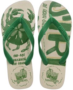 Casual Green Non-slip Flip Flops, Green Non-slip Casual Flip Flops, Tropical Style Surfing Flip Flops For Summer, Casual Green Beach Slippers, Casual Green Slippers For Beach, Green Non-slip Slip-on Sandals, Green Casual Slip-on Flip Flops, Green Non-slip Casual Sandals, Casual Green Slip-on Flip Flops