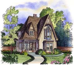 this is an artist's rendering of a house