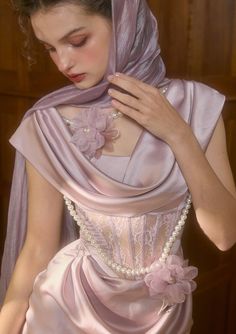 The Age Of Adaline, Purple Satin Dress, Age Of Adaline, Purple Corset, Fairytale Gown, Fabric Fish, 50 Words, 2 Friends, Fish Scale