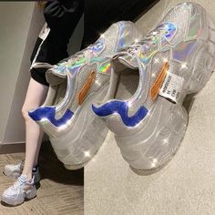 Laser Bright Crystal Bottom Jelly Sneakers sold by Shoppinghere on Storenvy