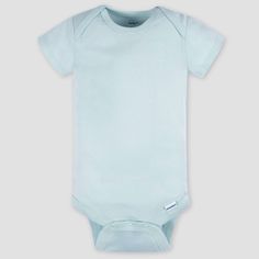 These short sleeve Onesies® bodysuits are your essential baby girl or baby boy everyday outfit. Easy to wear as a one-piece outfit in warmer months and simple to layer on cooler days. Crafted from 100% cotton to be gentle on sensitive skin, these outfits are easy to slip on either as a pullup or pullover. High-positioned snaps make it easy to change a diaper without removing the entire outfit. If an outfit change is needed, the expandable lap shoulder neckline makes it easy to pull the dirty out Cotton Onesie For Spring, Basic Cotton Onesie For Spring, Cotton Bodysuit For Playtime, Solid Cotton Bodysuit For Playtime, Plain Cotton Bodysuit For Playtime, Spring Playtime Onesie In Solid Color, Spring Playtime Solid Onesie, Spring Playtime Solid Color Onesie, Spring Playtime Plain Onesie