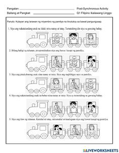 worksheet for children to learn how to read and understand the words in english