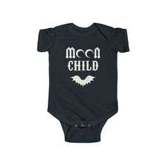 Dress your baby to the nines with this punky and black 100% cotton bodysuit. It has three snap leg closure for easy changing, a comfortable envelope neckline, and a beautiful, durable print that's bound to make your baby even cooler. - 100% soft flexible cotton - Light (5.0 oz/yd² (170 g/m - Tear away label - Comfortable envelope neckline - Three snap leg closure - Black color only - 666% Cool Black Short Sleeve Onesie For Summer, Gender-neutral Cotton Bodysuit For Playwear, Unisex Black Short Sleeve Bodysuit, Black Cotton Onesie For Summer, Black Short Sleeve Onesie For Playwear, Printed Cotton Onesie For Playwear, Fitted Cotton Bodysuit For Playwear, Printed Fitted Cotton Bodysuit, Black Fitted Short Sleeve Onesie