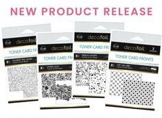 the new product release includes four different patterns and designs for each item, including an envelope with