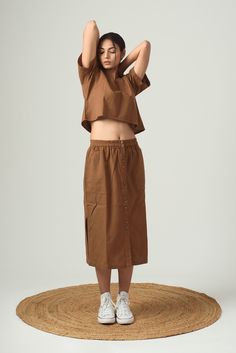 "Linen crop top, Casual Linen Crop top, Cropped blouse, Washed soft top for Women - Custom made by Modernmoveboutique >DESCRIPTION< - standard fit - crop top - made from Linen blend. The fabric is of medium weight (185 g). - the model is 172 cm high (regular XS - S) and is wearing size S. - color in the picture - HAZELNUT (Please choose any other color on the right). >COLOR< NOTE - The top is available in 25 colors. - We found out the fabric to be rather hard to photograph to have an Relaxed Fit Cropped Shirt For Summer, Summer Relaxed Fit Cropped Shirt, Cotton Cropped Hem Top For Day Out, Brown Cotton Crop Top, Cotton Cropped Top For Day Out, Cotton Crop Top For Day Out With Cropped Hem, Relaxed Fit Cropped Crop Top For Summer, Cotton Cropped Shirt For Day Out, Cotton Crop Top Shirt For Day Out