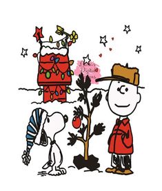 a charlie brown christmas card saying it's not what's under the christmas tree that matters, it's who around it