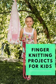 Fun Projects For Kids, Knitting Blogs, Kids Activity