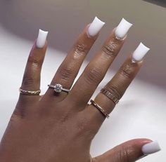 Birthday Nail, Plain Nails, Classic Nails, Long Acrylic, Unique Acrylic Nails, Birthday Nails, Dream Nails, Best Acrylic Nails