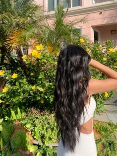 Long Thick Black Hair Aesthetic, Brown Hair Summer Aesthetic, Long Layered Hair On Wavy Hair, Long Thick Healthy Brown Hair, Natural Long Wavy Hair Aesthetic, Haircut Ideas For Long Hair Wavy, Long Healthy Hair Vision Board, Long Curly Healthy Hair Aesthetic, Long Natural Waves With Layers