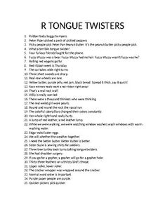 The R Tongue Twisters page is a list of tongue twisters enriched with the /r/ sound. These /r/ tongue twisters can add a slice of fun to speech therapy! Research shows that adding humor and fun to childhood learning experiences increases retention. So, I challenge you to add some smiles to your ther... Bible Tongue Twisters, Tongue Twisters For Adults, Am I Wasting My Time, Playing The Victim Quotes, Am I Not Good Enough, Tongue Twisters In English, Funny Tongue Twisters, Advisory Activities, Tongue Twisters For Kids