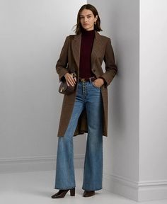 Lauren Ralph Lauren Women's Wool Blend Walker Coat - Macy's Capsule Closet, Ralph Lauren Womens, Lauren Ralph Lauren, Wool Blend, Autumn Fashion, Pick Up, In Store, Buy Online, Ralph Lauren