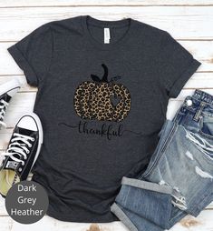 Leopard Pumpkin Print Fall Shirt, Love Fall Y'All Shirt, Hello Pumpkin, Fall Vibes, Thankful Thanksgiving Shirt, Peace Love Thanksgiving Leopard Print Pumpkin, Pumpkin Tshirt, Thankful Thanksgiving, Leopard Pumpkin, Class Outfit, Thankful Shirt, Leopard Shirt, Hello Pumpkin, Thanksgiving Family