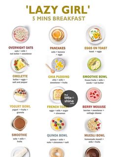 Food That Gives You Energy, 5 Min Breakfast, Motivasi Diet, Healthy Food Menu, Keto Diet Breakfast, Resep Diet, Easy Healthy Meal Prep, Diet Breakfast