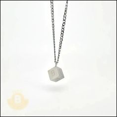 This Limited Edition BERML Cube Pendant & Chain embodies modern masculinity with a solid chain that oozes power and panache. When it comes to men's necklaces, stainless steel offers strength, shine, and street cred. Stainless Steel necklaces interlock metal rings, discs, or beads in badass textures, perfect for the modern man. Whatever your style, wear it with intention as an extension of who you are. Minimalist Silver Necklace For Streetwear, Modern White Chain Necklace As Gift, Diamante Bracelet, Cube Pendant, Men's Necklaces, Leather Choker Necklace, Eyebrow Piercing, Piercing Ring, Pearl Choker Necklace