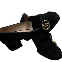 Gorgeoussuedeno Flaws To Report Gucci Leather Sole Evening Loafers, Gucci Evening Loafers With Leather Sole, Classic Gucci Evening Loafers, Classic Gucci Loafers For Evening, Elegant Gucci Tassel Loafers With Round Toe, Gucci Suede Loafers With Leather Sole, Gucci Suede Formal Loafers, Gucci Suede Loafers For Formal Occasions, Gucci Designer Tassel Loafers With Round Toe